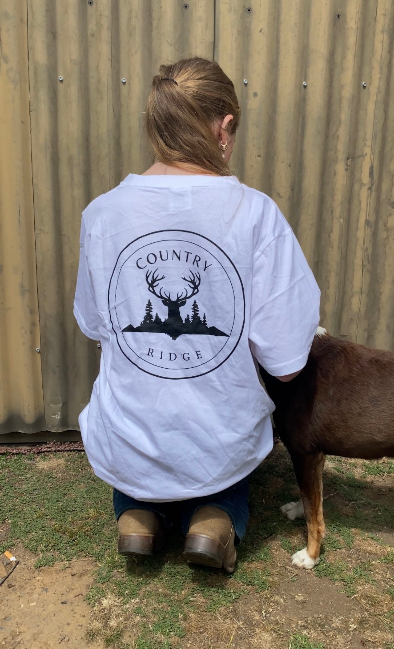 Country Ridge Classic Tee WHITE
