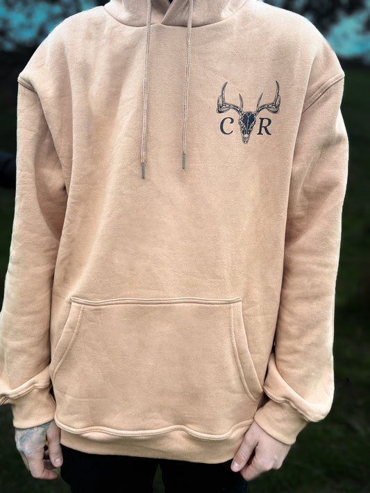 Beige Signature Hoodie