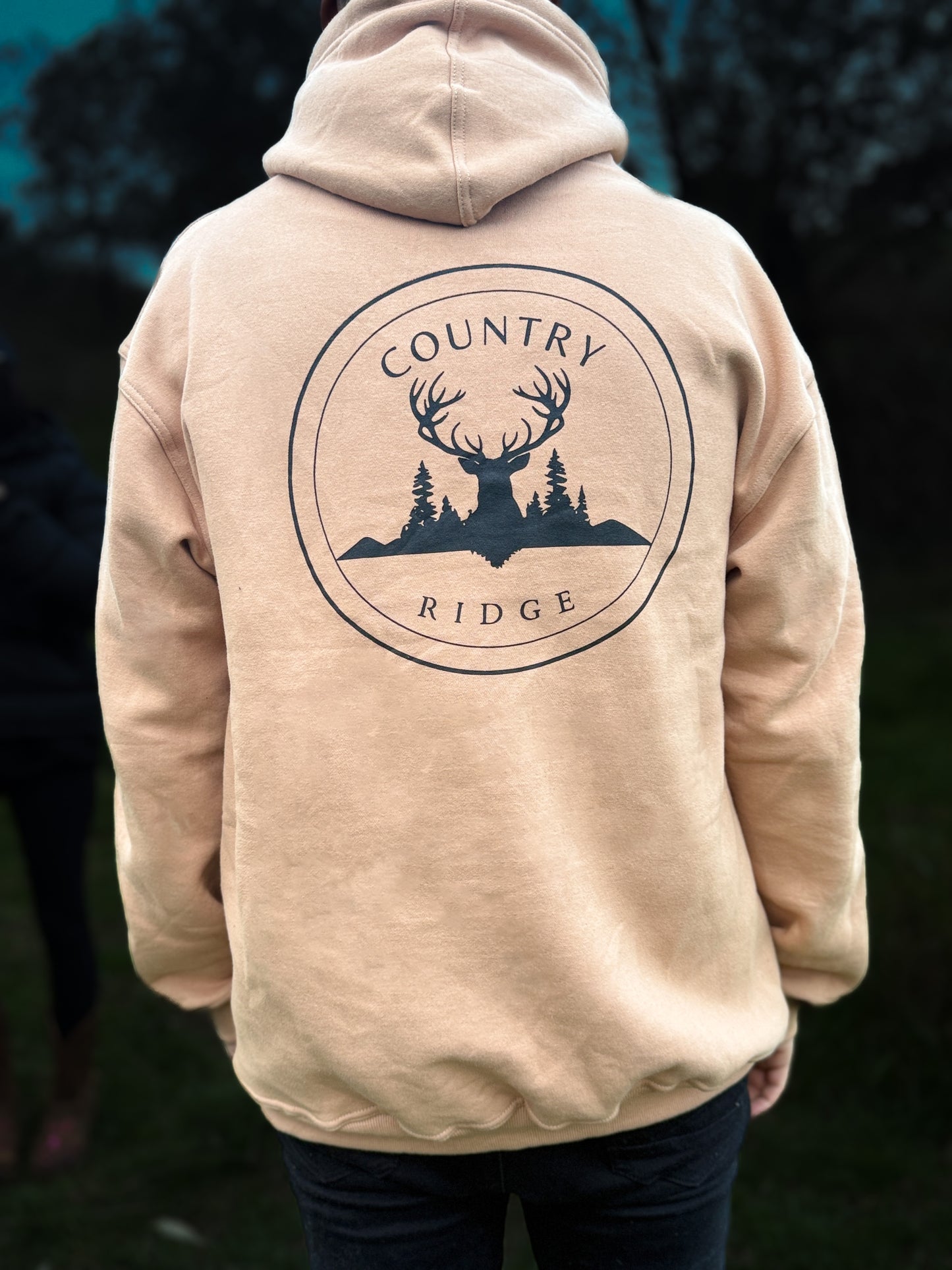 Beige Signature Hoodie