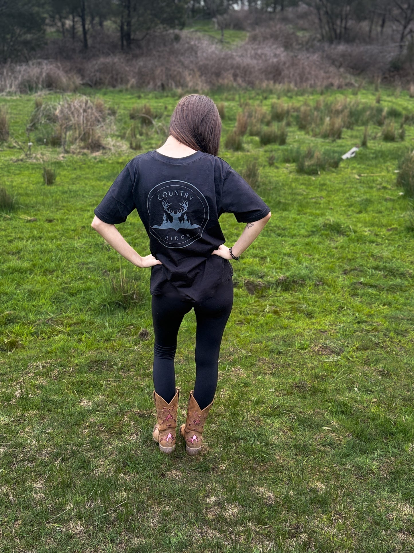 Country Ridge Classic Tee Black