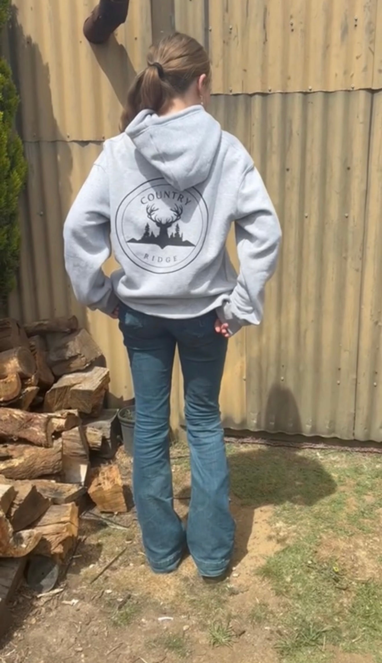 Grey Signature Hoodie