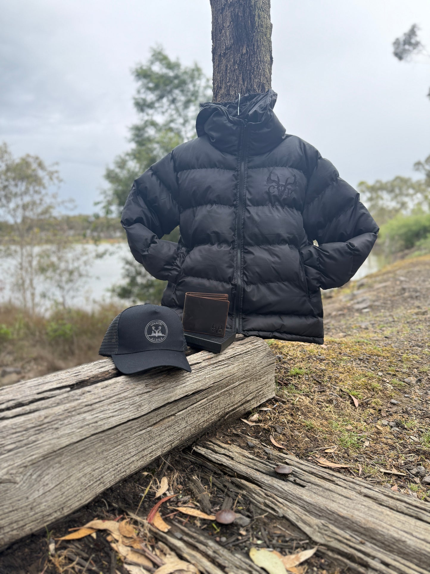 Country Ridge puffer, Hat & Wallet